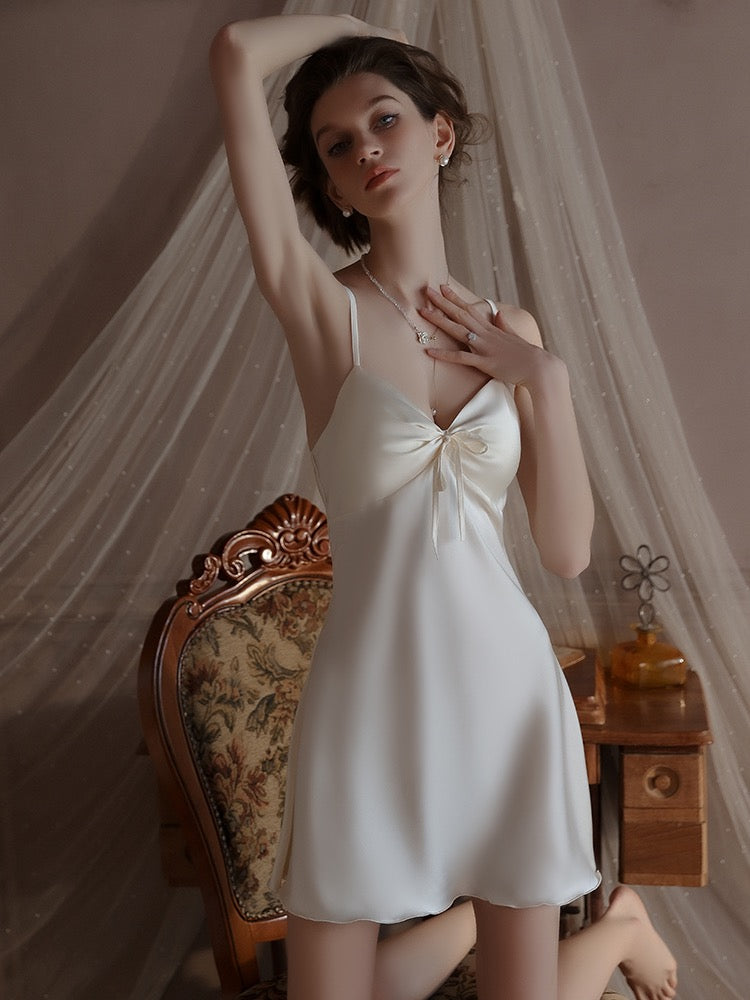 Aerin Ribbon Comfy Nightdress (Champagne)