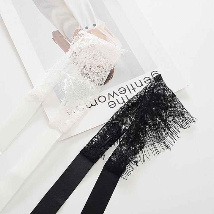 Fern Lace Eye Mask (Black)