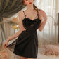 Mila Charming Nightdress (Black)