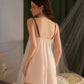 Lena Contrast Sweet Nightdress (Pink)