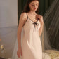 Lena Contrast Sweet Nightdress (Pink)