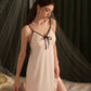 Lena Contrast Sweet Nightdress (Pink)