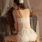 Lainey Ruched Padded 2-Piece Set (Champagne)