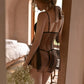 Jules Lace Mesh Babydoll Lingerie (Black)