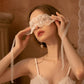 Jalyn Lace Eye Mask (White)