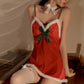 Joyous Christmas Lingerie Set (Red)