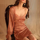 Xixili Lace Trim Padded Nightdress Set (RosePink)