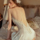 Omorose Lace Trim Padded Nightdress (Cream)