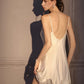 Darlia Lace Trim Nightdress Set (Champagne)