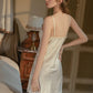 Zoey Polkadot Padded Nightdress Set (White)