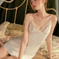 Genevie Lace Trim Nigthdress (Cream)