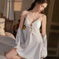 Malin Padded Tie String Nightdress (White)