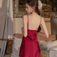 Malin Padded Tie String Nightdress (Red)