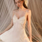 Sabrina Padded Lace Trim Nightdress (Cream)