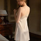 Angeline Cute Lace Trim Padded Nightdress (Cream)
