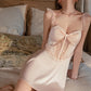 Mariah Cute Bow Padded Nightdress Set (Pink)