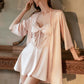Mariah Cute Bow Padded Nightdress Set (Pink)