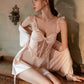 Mariah Cute Bow Padded Nightdress Set (Pink)