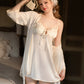 Scarlett Versatile Padded Nightdress Set (Cream)