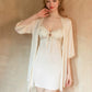 Scarlett Versatile Padded Nightdress Set (Cream)