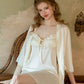 Scarlett Versatile Padded Nightdress Set (Cream)