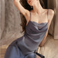 Emerson Lace Nightdress (BlueGrey)