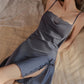 Emerson Lace Nightdress (BlueGrey)