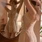 Willow Sheer Organza Lingerie (Cream)