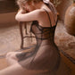 Willow Sheer Organza Lingerie (Black)