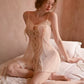 Willow Sheer Organza Lingerie (Cream)