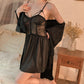 Hetti Sweet Babydoll Lingerie (Black)