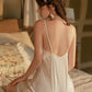 Joanne Printing Lace Trim Padded Set (Cream)