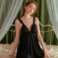 Tara Mesh Ruffle Lingerie (Black)