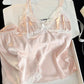 Aloisa Casual Lace Trim Padded Set (Pink)