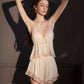 Aubrey Casual Lace Trim Padded Set (Cream)