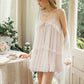 Elles Padded Babydoll Fairy Nightdress (Pink)