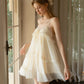 Elles Padded Babydoll Fairy Nightdress (Cream)