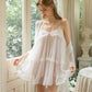 Elles Padded Babydoll Fairy Nightdress (Pink)
