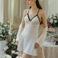 Louise Padded V-Neck Comfy Nightdress (Cream)