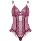 Victoria Sexy Mesh Bodysuit (Purple)