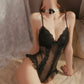 Victoria Sexy Mesh Bodysuit (Black)