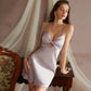 Erin Twist Padded Comfort Nightdress (Purple)