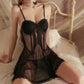 Genesis Babydoll Padded Mesh Lingerie (Black)