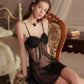 Genesis Babydoll Padded Mesh Lingerie (Black)