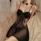 Genesis Babydoll Padded Mesh Lingerie (Black)