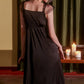 Maya Lovely Lace Nightdress (Black)