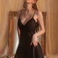 Lesley Lace Nightwear (Black)