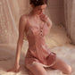 Bella Satin Sweet Nightdress (Pink)